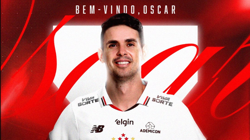 Oficial: Oscar (lembra-se?) está de regresso ao Brasil