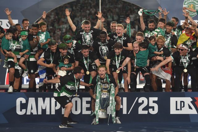 SPORTING - Bicampeão nacional e 'dobradinha' em 2025 - Foto: A BOLA