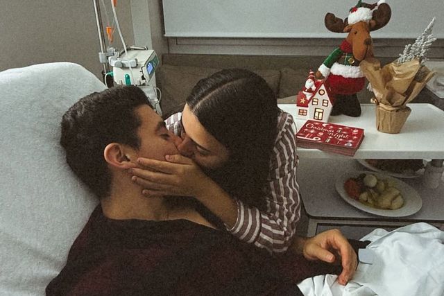 Vasco Sousa com a namorada, Joana Guise