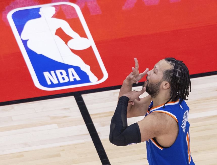 Jalen Brunson, com 34 pontos, foi o melhor marcador dos New York Knicks