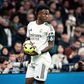 Vinícius Júnior com a camisola do Real Madrid