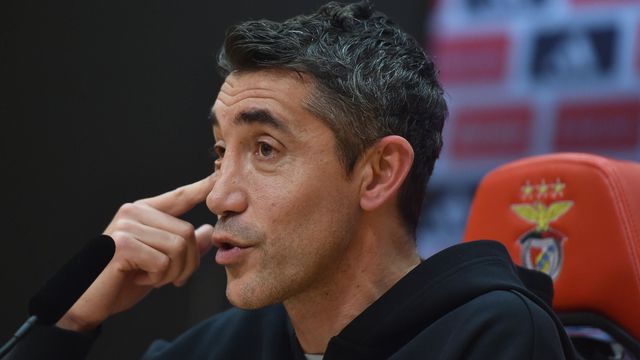 Bruno Lage em conferência de imprensa