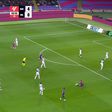 Raphinha remata à barra e, na recarga, Fermín faz o 5-0 do Barcelona (vídeo)
