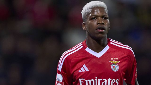 Florentino Luís, médio do Benfica, apreensivo durante um jogo