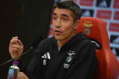 Bruno Lage em conferência de imprensa