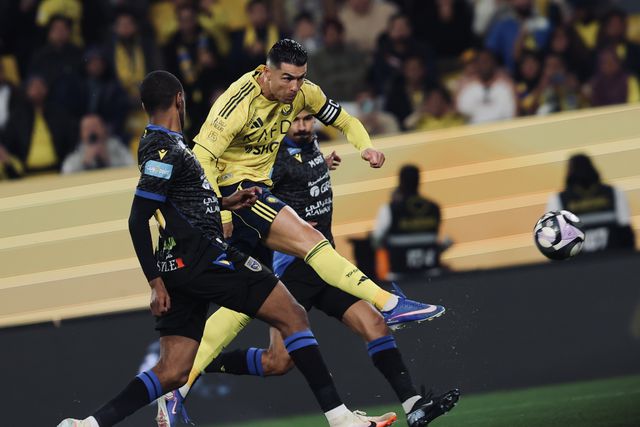 O remate de Cristiano Ronaldo - Foto: Al Nassr/X