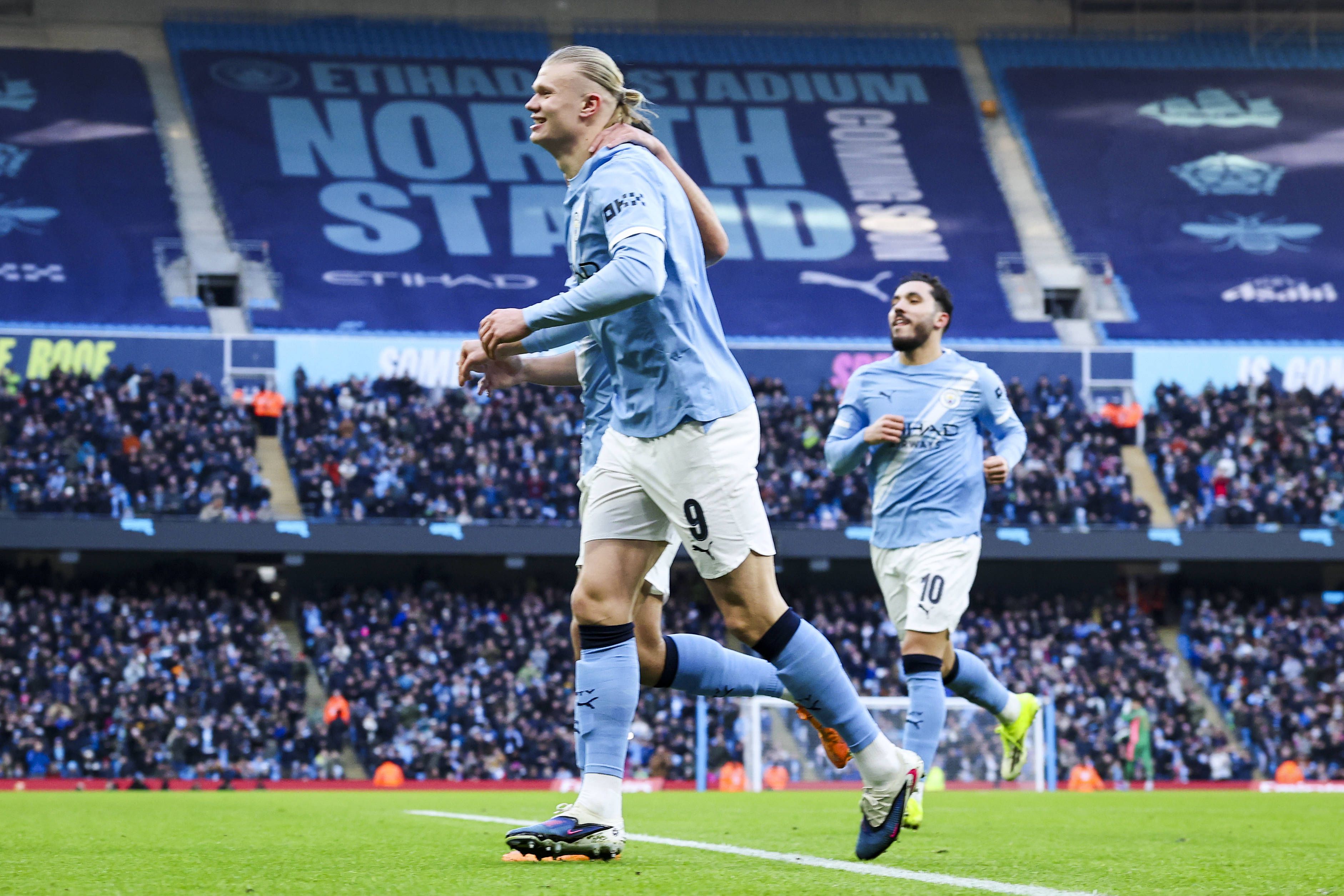 3. Erling Haaland (Man. City) - 20 golos (coeficiente 2) - Pontos: 40 - Foto: IMAGO
