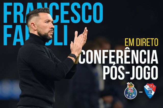 Acompanhe a conferência de Imprensa de Francesco Farioli