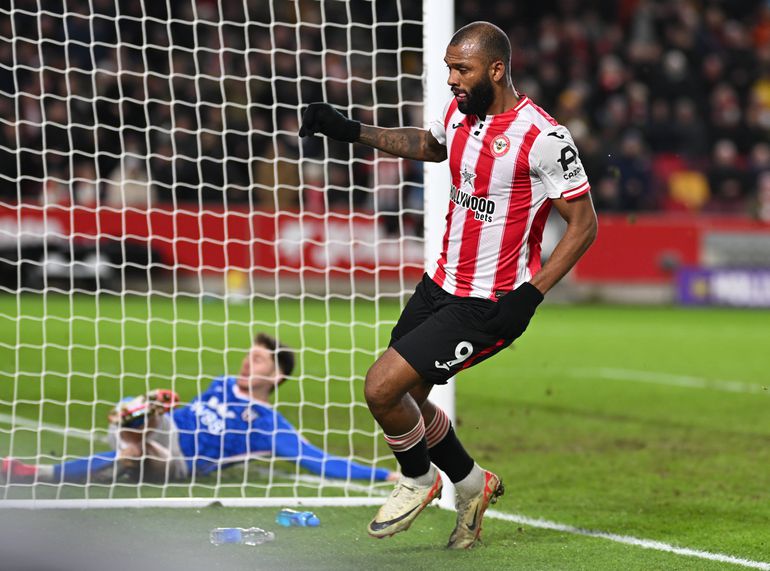 4. Igor Thiago (Brentford) - 16 golos (coeficiente 2) - Pontos: 32 - Foto: IMAGO