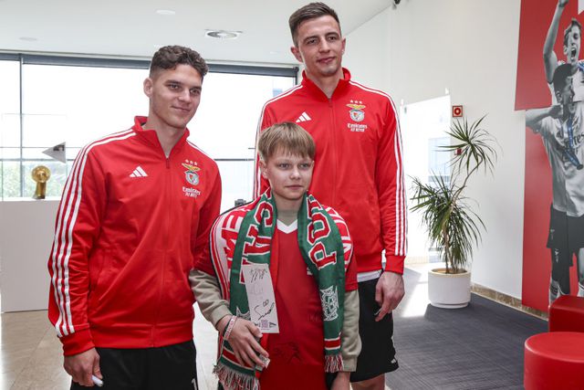 Sudakov e Trubin receberam ucranianos — SL Benfica