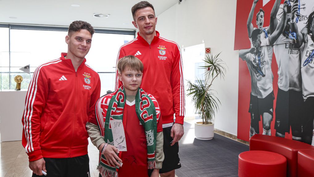 Sudakov e Trubin receberam ucranianos — SL Benfica