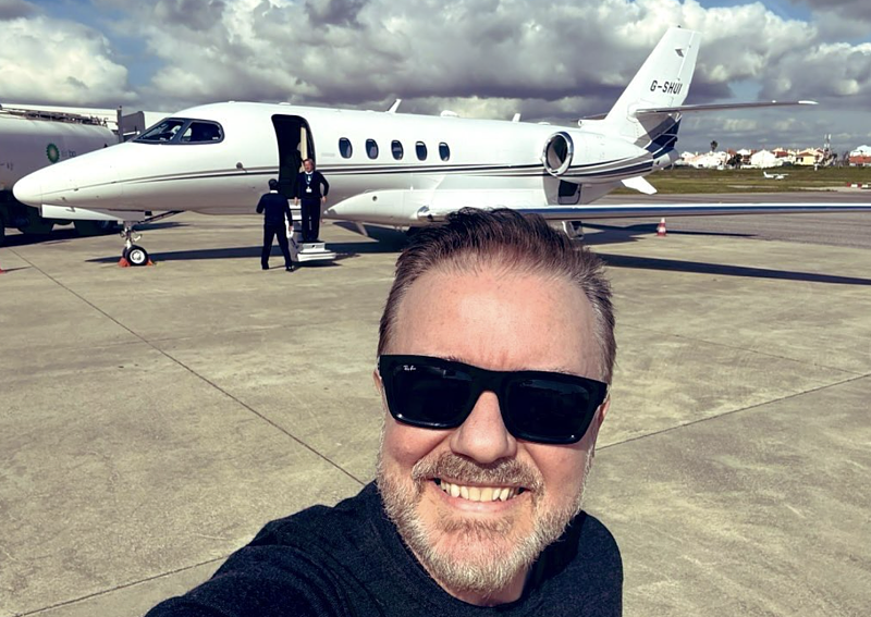 Ricky Gervais em Portugal: «Já me tinha esquecido de como Lisboa é