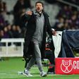 Simeone trocou o fato pelo fato de treino na Taça do Rei