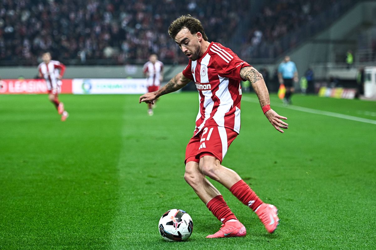 André Horta bisa na meia dúzia do Olympiakos na Taça da Grécia