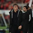 Bruno Lage antes do início do jogo com o SC Braga da Taça de Portugal