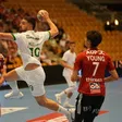 Martim Costa, do Sporting, na vitória frente aos dinamarqueses do Fredericia, jogo da Liga dos Campeões de andebol. Foto EHF/Niklas Lau Petersen