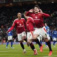 Vídeo: a festa dos adeptos do United... que já tinham deixado o estádio
