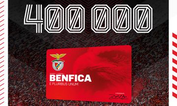 Benfica chegou aos 400 mil sócios!