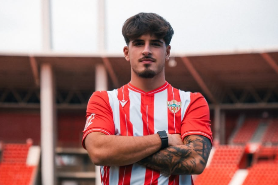 Luís Martins chegou ao Almería B no verão passado proveniente dos sub-23 do Gil Vicente - Foto: Almería