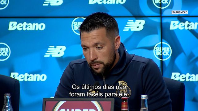 Farioli envia mensagem de força a Borja Sainz