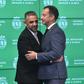 Treinador e presidente do Sporting, Rui Borges e Frederico Varandas - Foto: Miguel Nunes