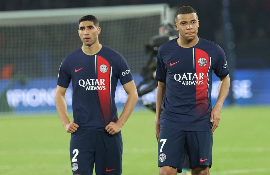 Hakimi e Mbappé - Foto: IMAGO