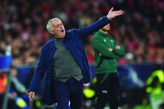 José Mourinho, treinador do Benfica (foto: Miguel Nunes)