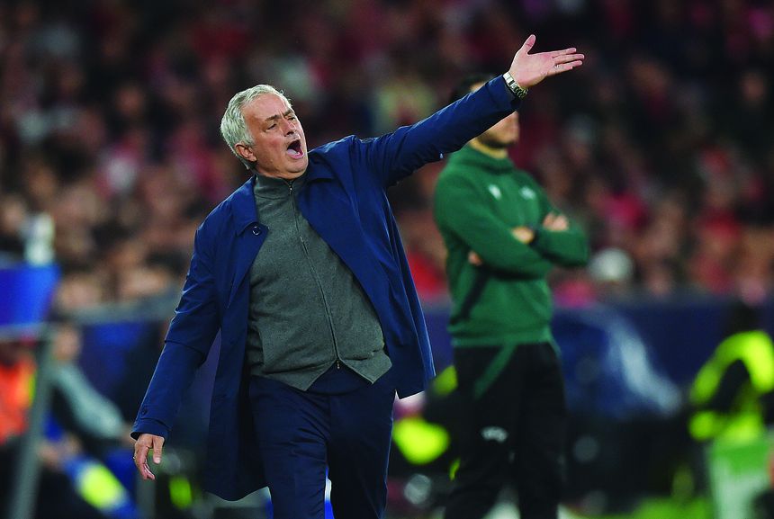 José Mourinho bem sabe o que são 'jogos do ano'. Foto Miguel Nunes