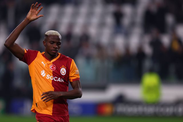 Osimhen marcou à Juventus com a camisola do Galatasaray - foto: IMAGO