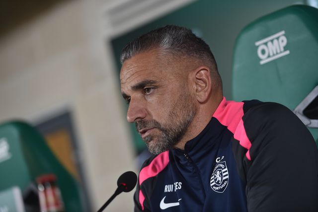 Rui Borges fez a antevisão do jogo com o Estoril - Foto: Miguel Nunes