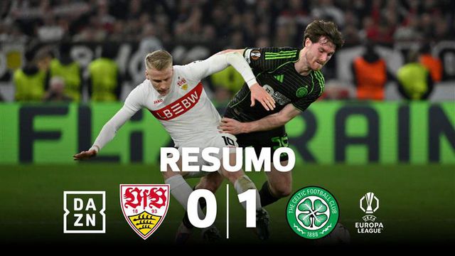 Celtic vence em Estugarda com golo aos 30 segundos, mas é eliminado (resumo)