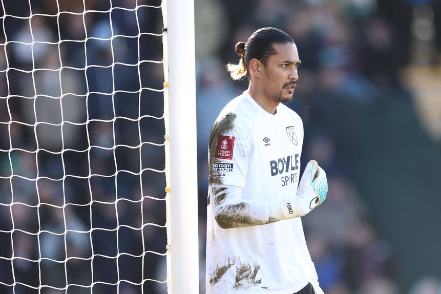 Alphonse Areola foi titular pelo West Ham esta época nas Taças