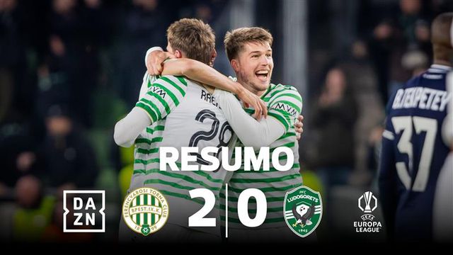 Ferencváros vira a eliminatória e segue-se... FC Porto ou SC Braga (resumo)