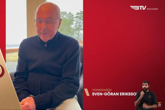 O desejo de Eriksson: «Espero ir ao Estádio da Luz»