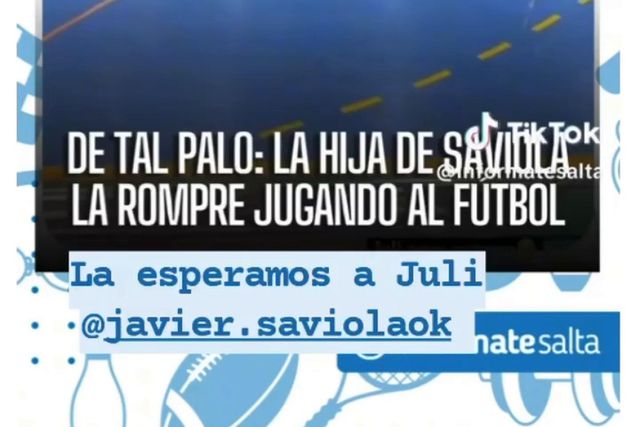 Filha de Saviola protagonizou uma jogada digna do pai no futsal