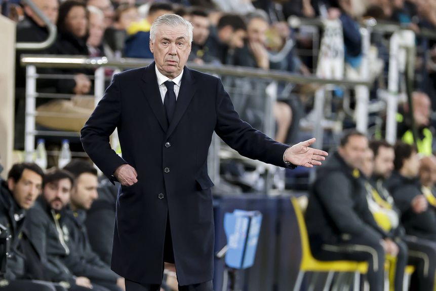 Carlo Ancelotti, treinador do Real Madrid