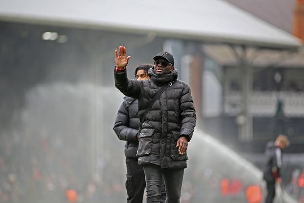 Louis Saha, no estádio do Fulham (IMAGO)