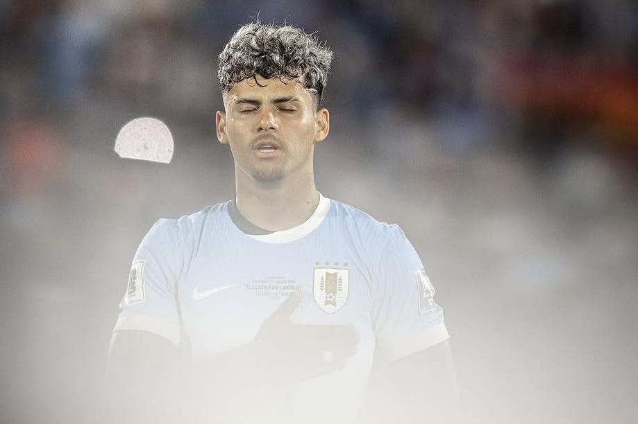 Maxi Araújo será uma das apostas fortes do Uruguai no Mundial Foto - X/Federação do Uruguai
