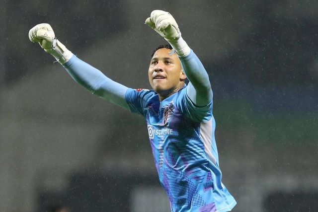 Patrick Sequeira ao serviço do Casa Pia, no Estádio do Bessa (IMAGO)