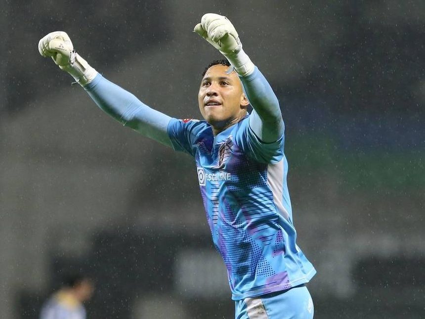 Patrick Sequeira ao serviço do Casa Pia, no Estádio do Bessa (IMAGO)