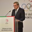 Fernando Gomes discursa na tomada de posse como presidente do Comité Olímpico de Portugal. A cerimónia teve lugar na última terça-feira, 25 março, em Lisboa