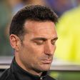 Scaloni, selecionador da Argentina, no jogo com o Brasil (foto: IMAGO)