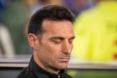 Scaloni, selecionador da Argentina, no jogo com o Brasil (foto: IMAGO)