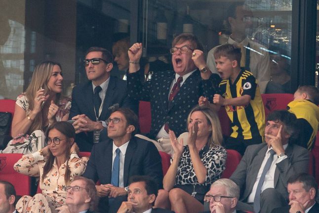 Elton John, o adepto mais famoso do Watford, clube do qual foi dono e presidente (foto: IMAGO)