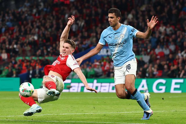 Rodri com Viktor Gyokeres