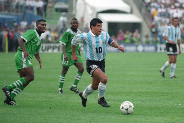 Diego Maradona, antigo internacional argentino