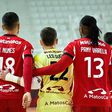 O Benfica caiu perante o Famalicão, até então último classificado, e sofreu a primeira derrota no campeonato de futsal. Foto: SL Benfica