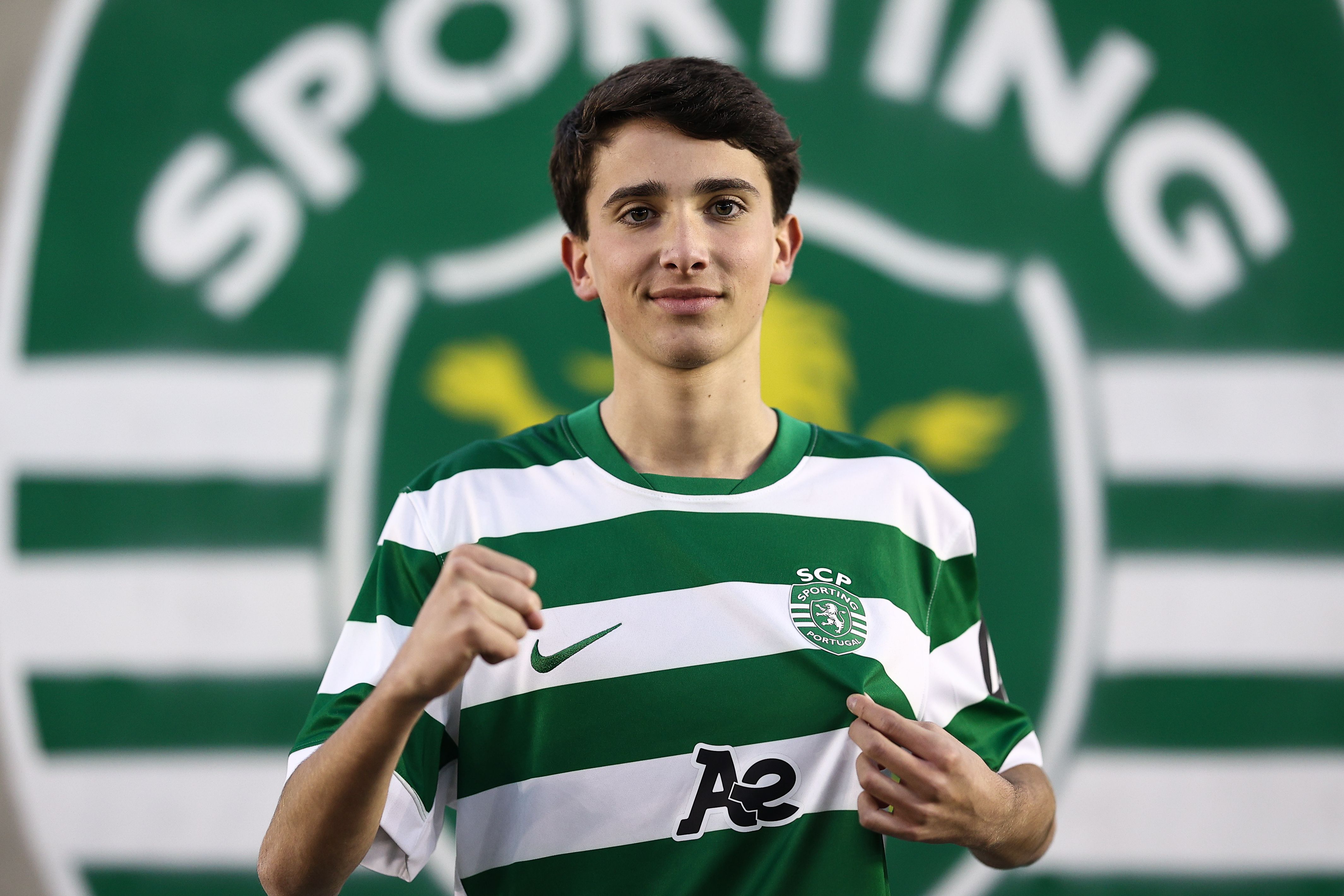 Vasco Ferreira, centrocampista de 14 anos chegou aos leões em janeiro - Foto: SPORTING CP