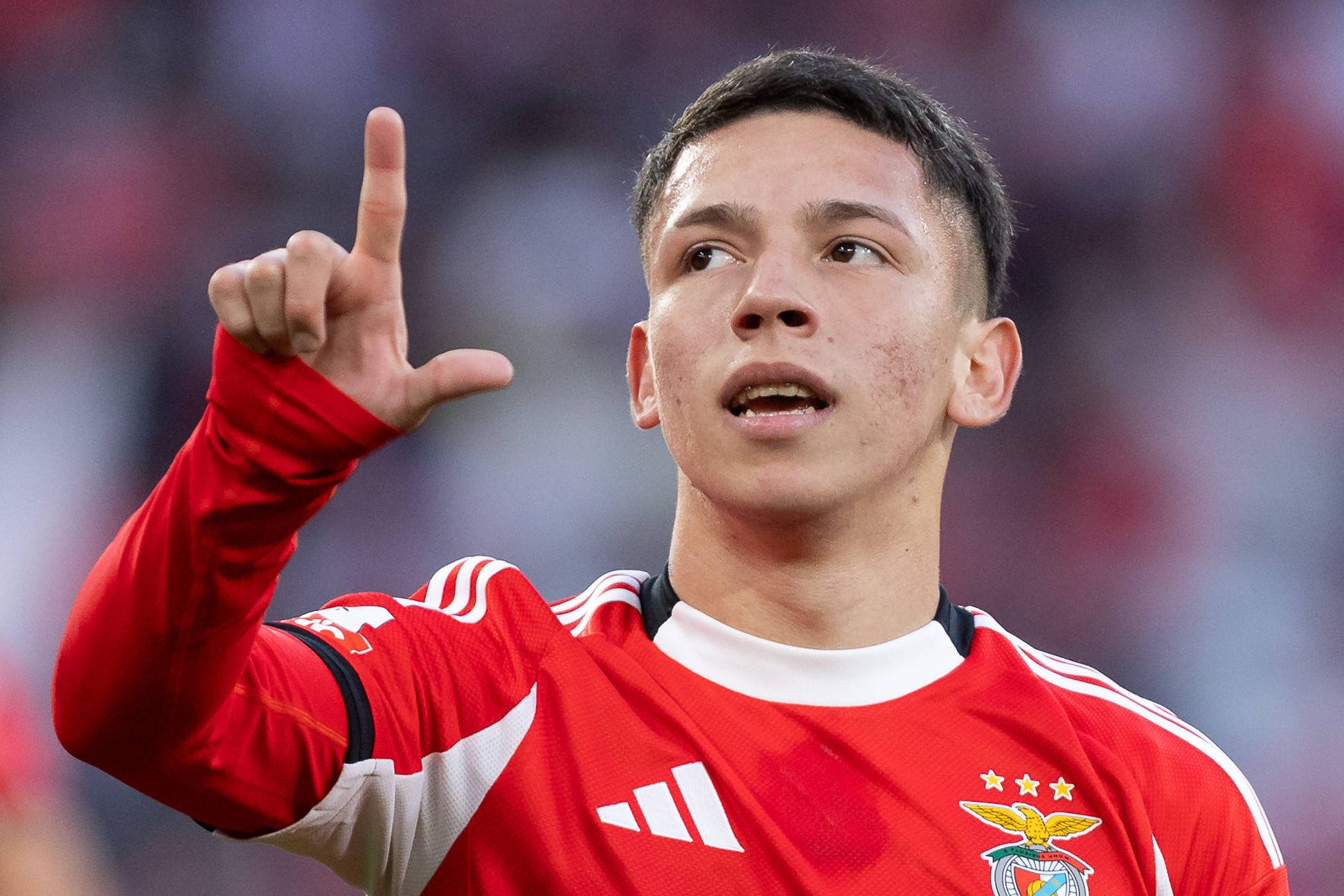 Prestianni, extremo do Benfica — Foto: Imago