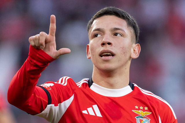 Prestianni, extremo do Benfica (foto: Imago)